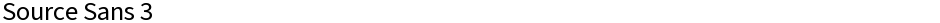Source Sans 3Demo