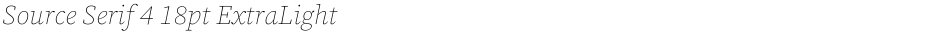 Source Serif 4 18pt ExtraLightDemo