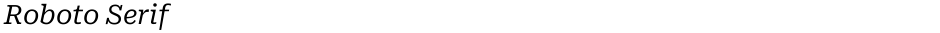 Roboto SerifDemo