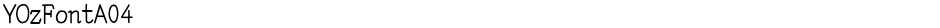 YOzFontA04Demo