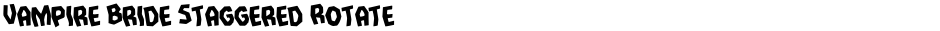Vampire Bride Staggered RotateDemo