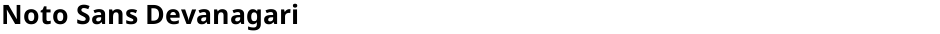 Noto Sans DevanagariDemo