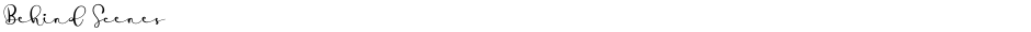 Behind ScenesDemo