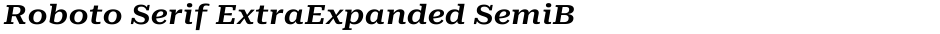 Roboto Serif ExtraExpanded SemiBoldDemo