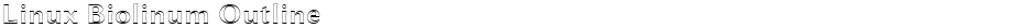 Linux Biolinum OutlineDemo
