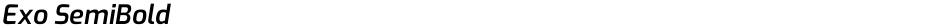 Exo SemiBoldDemo
