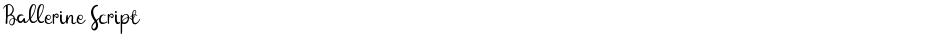 Ballerine ScriptDemo