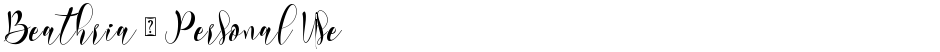 Beathria - Personal UseDemo