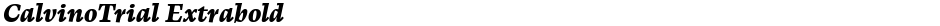 CalvinoTrial ExtraboldDemo
