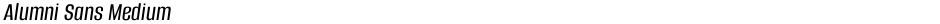 Alumni Sans MediumDemo