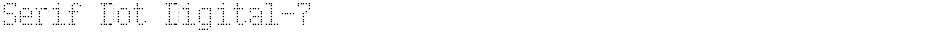Serif Dot Digital-7Demo