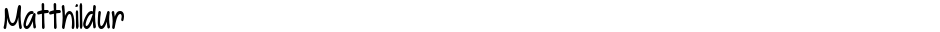 MatthildurDemo