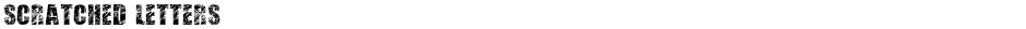 Scratched LettersDemo