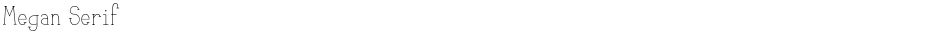 Megan SerifDemo