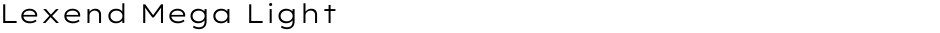 Lexend Mega LightDemo