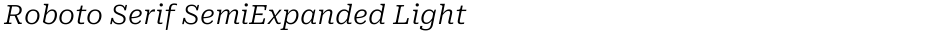 Roboto Serif SemiExpanded LightDemo