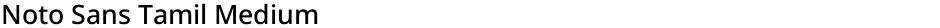 Noto Sans Tamil MediumDemo
