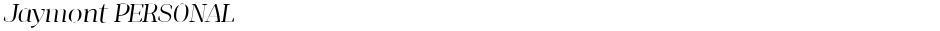 Jaymont PERSONALDemo