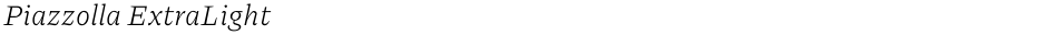 Piazzolla ExtraLightDemo