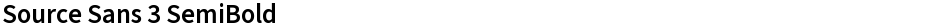 Source Sans 3 SemiBoldDemo