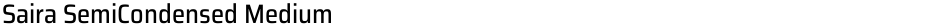 Saira SemiCondensed MediumDemo