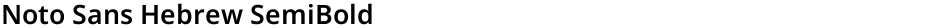 Noto Sans Hebrew SemiBoldDemo