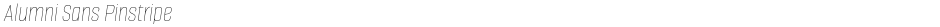 Alumni Sans PinstripeDemo