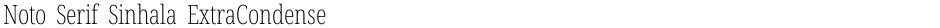 Noto Serif Sinhala ExtraCondensed ExtraLightDemo