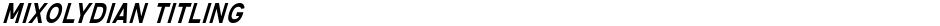 Mixolydian TitlingDemo