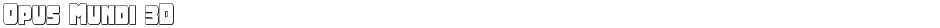 Opus Mundi 3DDemo