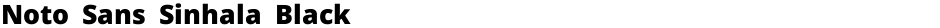 Noto Sans Sinhala BlackDemo