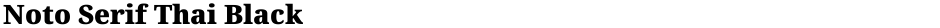 Noto Serif Thai BlackDemo