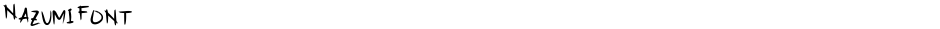 Nazumi FontDemo