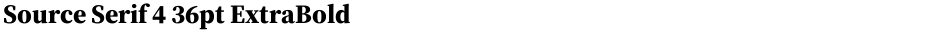 Source Serif 4 36pt ExtraBoldDemo