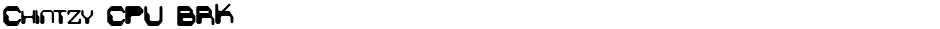 Chintzy CPU BRKDemo