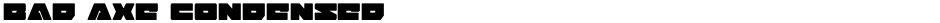 Bad Axe CondensedDemo