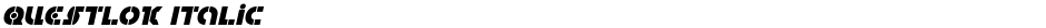 Questlok ItalicDemo