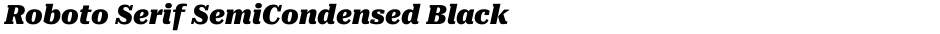 Roboto Serif SemiCondensed BlackDemo