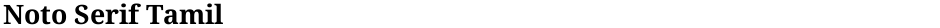 Noto Serif TamilDemo