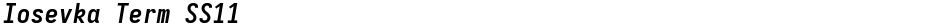 Iosevka Term SS11Demo