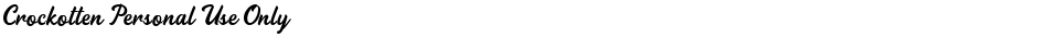 Crockotten Personal Use OnlyDemo