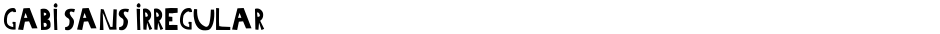 Gabi Sans IrregularDemo