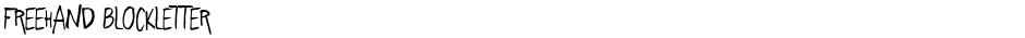 Freehand BlockletterDemo