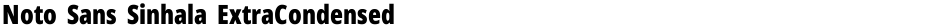 Noto Sans Sinhala ExtraCondensed BlackDemo