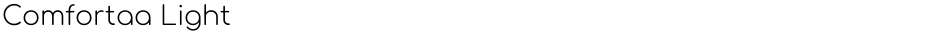 Comfortaa LightDemo
