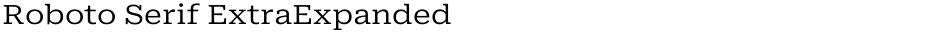 Roboto Serif ExtraExpandedDemo