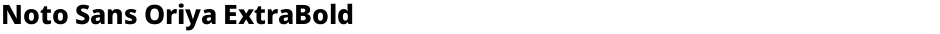 Noto Sans Oriya ExtraBoldDemo