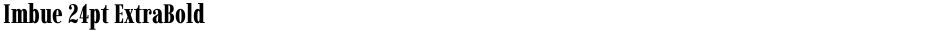 Imbue 24pt ExtraBoldDemo