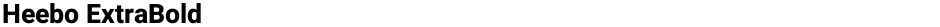 Heebo ExtraBoldDemo