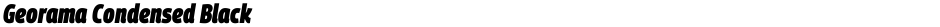 Georama Condensed BlackDemo